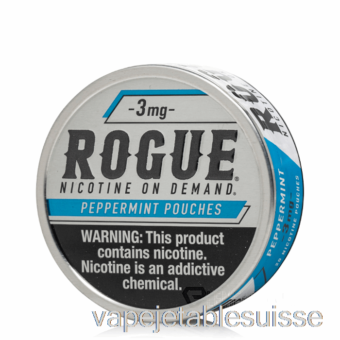 Vape Suisse Rogue Sachets De Nicotine - Menthe Poivrée 3mg